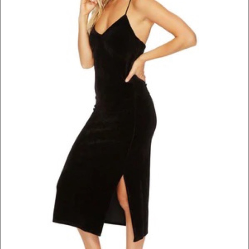 Juicy Couture Black Label Velvet Slip Dress
